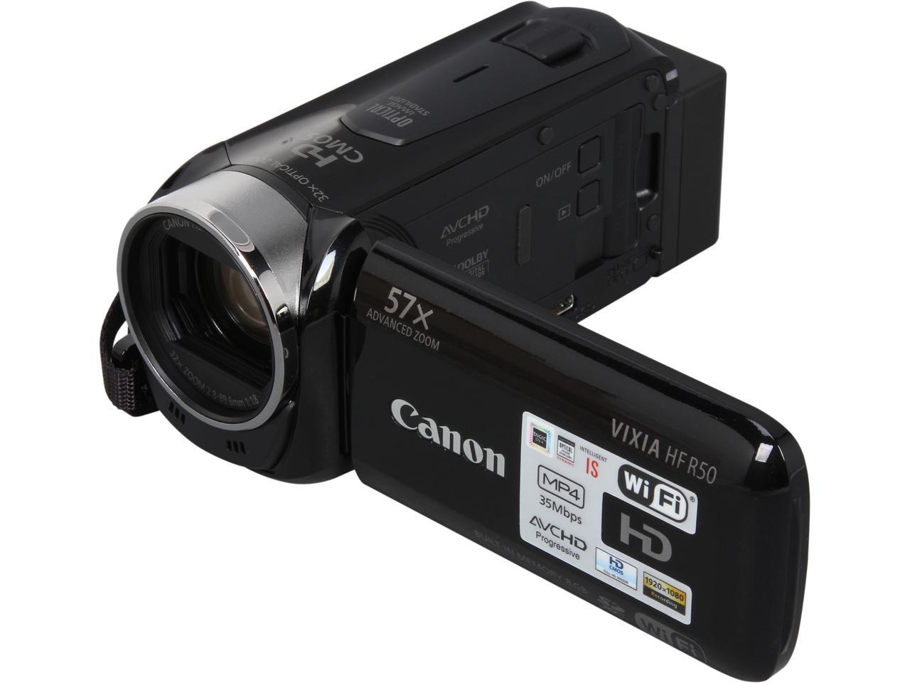 Canon VIXIA HF R50 9175B001 Black Full HD HDD/Flash Memory Camcorder