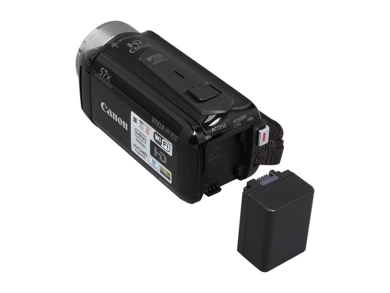 Canon VIXIA HF R50 9175B001 Black Full HD HDD/Flash Memory