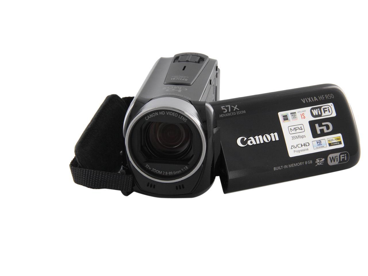 Canon VIXIA HF R50 9175B001 Black Full HD HDD/Flash Memory Camcorder
