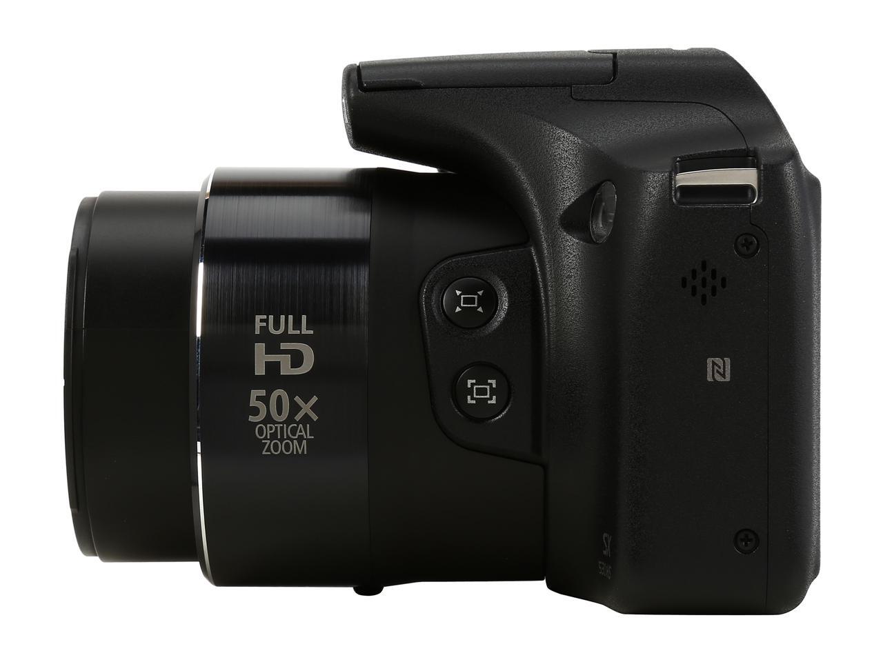 Canon SX530 HS Black 16 MP 50X Optical Zoom Wide Angle HighEnd