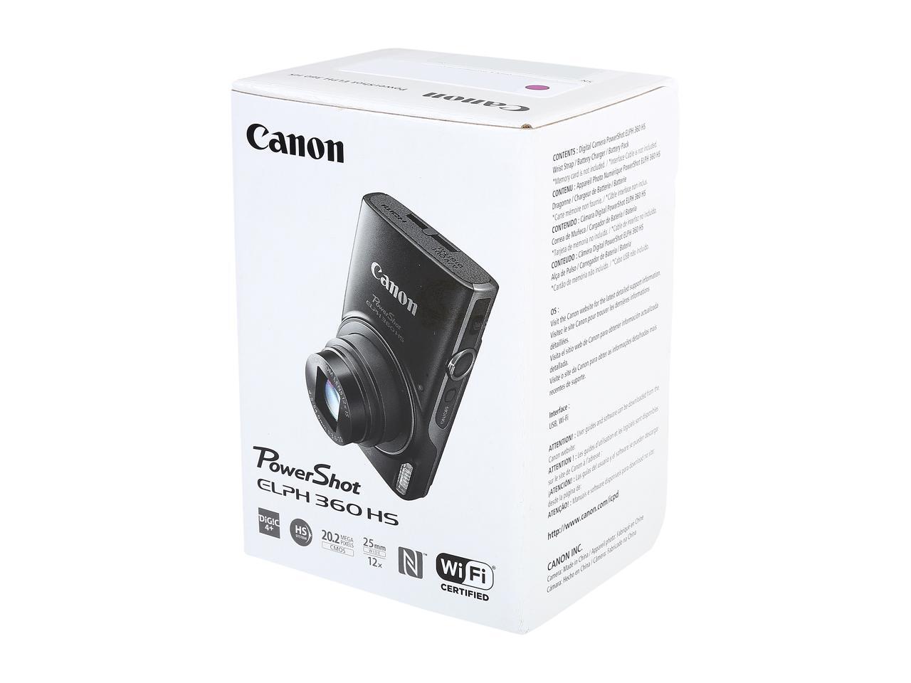 Canon 1081C001 PowerShot ELPH 360 HS 20.2 Megapixel Compact Camera