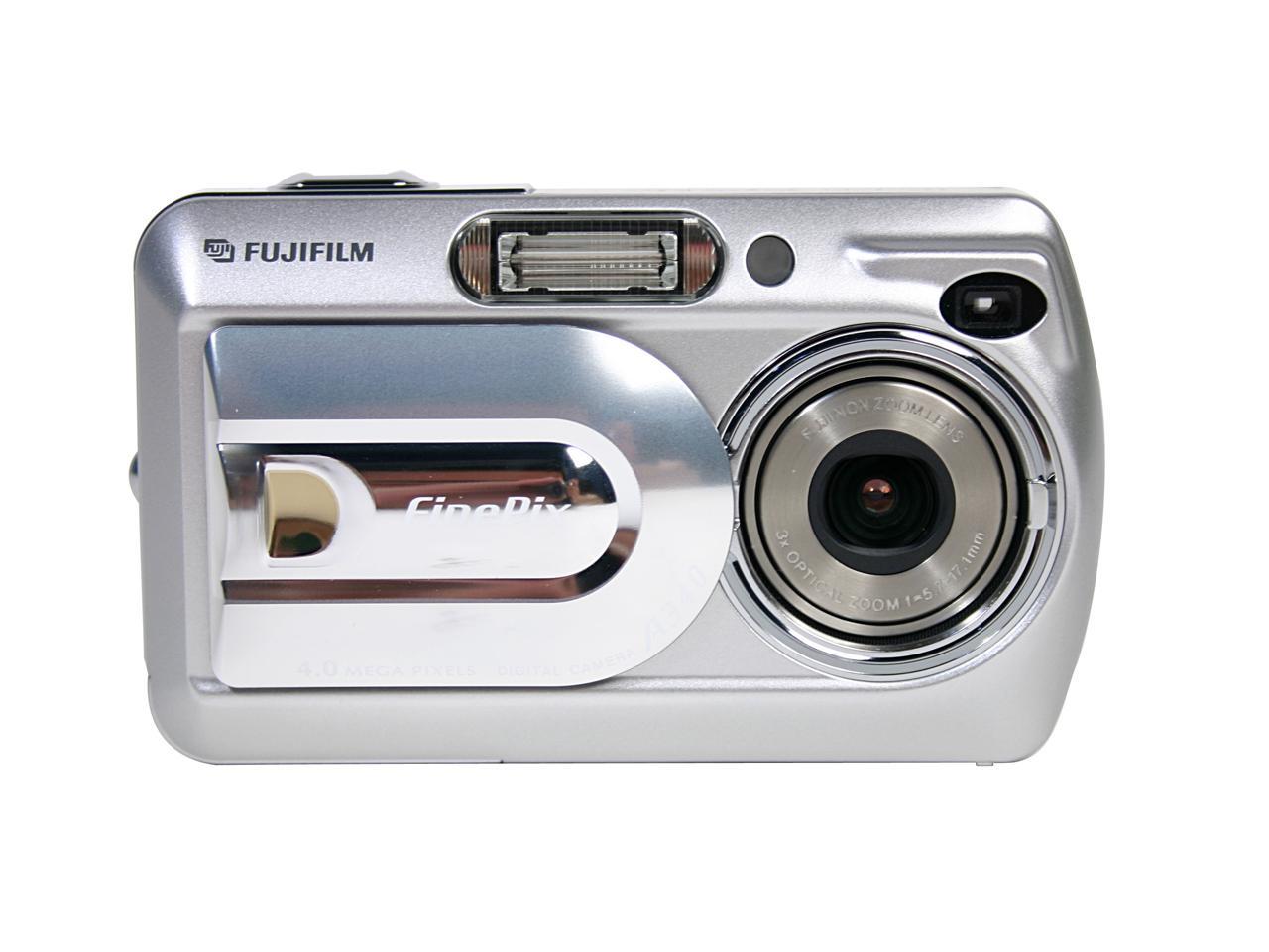 FUJIFILM FinePix A340 Silver 4.0MP Digital Camera - Newegg.com