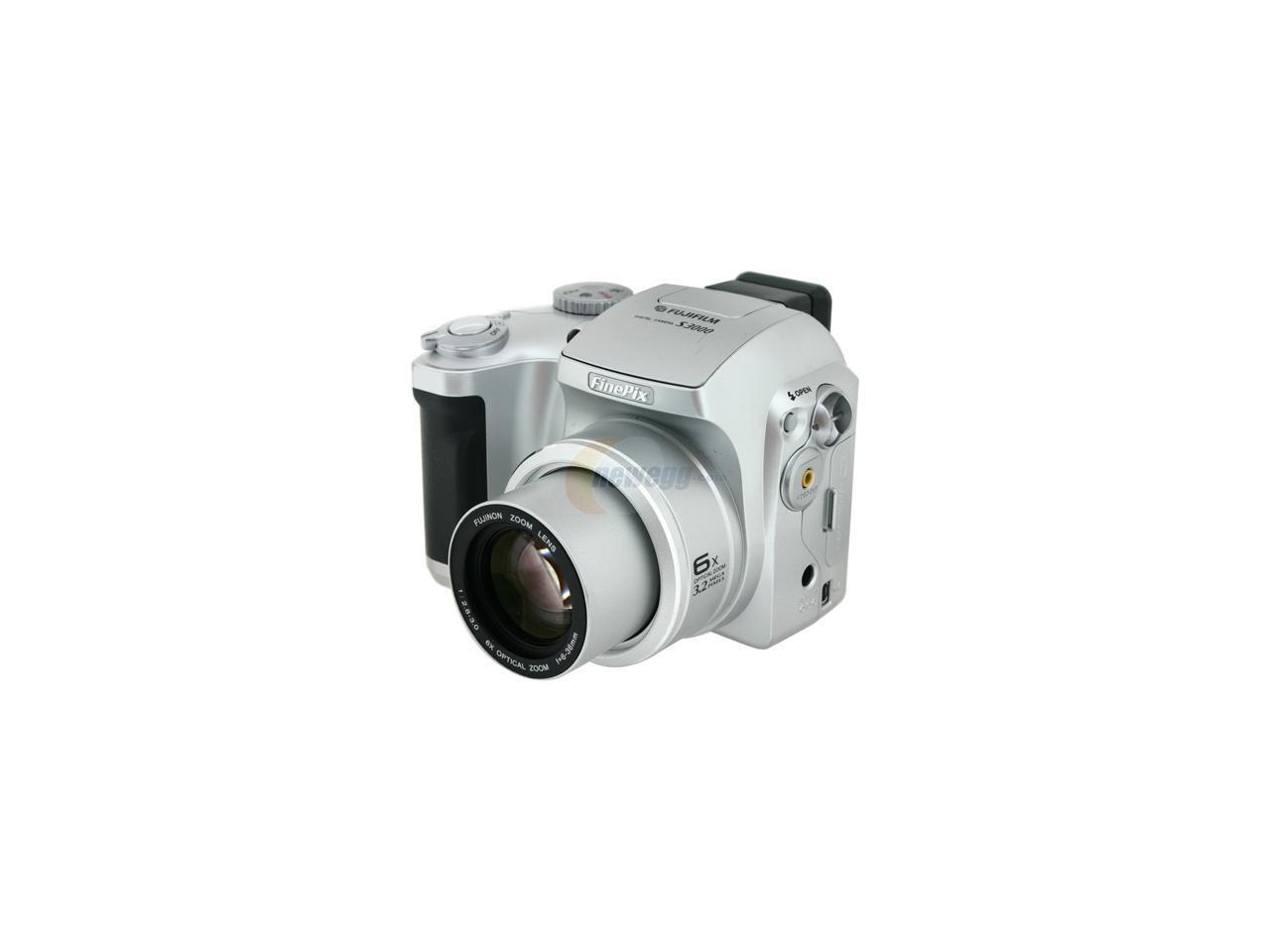 Refurbished FUJIFILM FinePix S3000 Silver 3.2MP Digital Camera