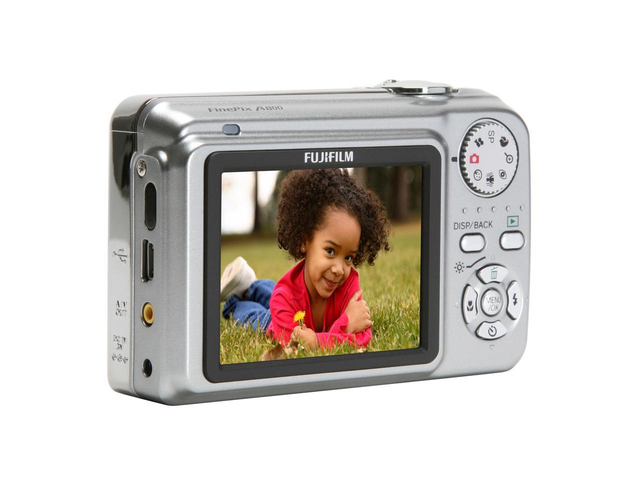 FUJIFILM FinePix A800 Silver 8.3 MP Digital Camera Newegg.ca
