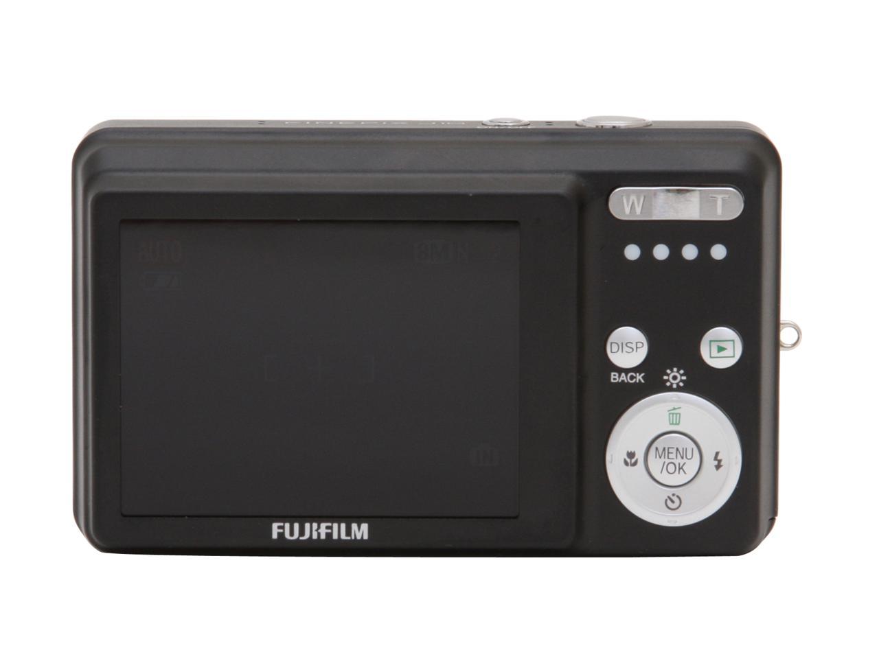 FUJIFILM FinePix J10 Black 8.0 MP Digital Camera