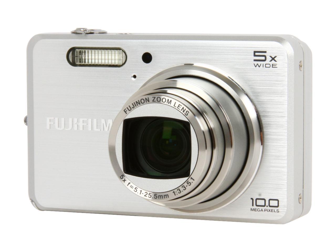 Buitenshuis Vermomd het internet FUJIFILM FinePix J150W Silver 10 MP 28mm Wide Angle Digital Camera -  Newegg.com