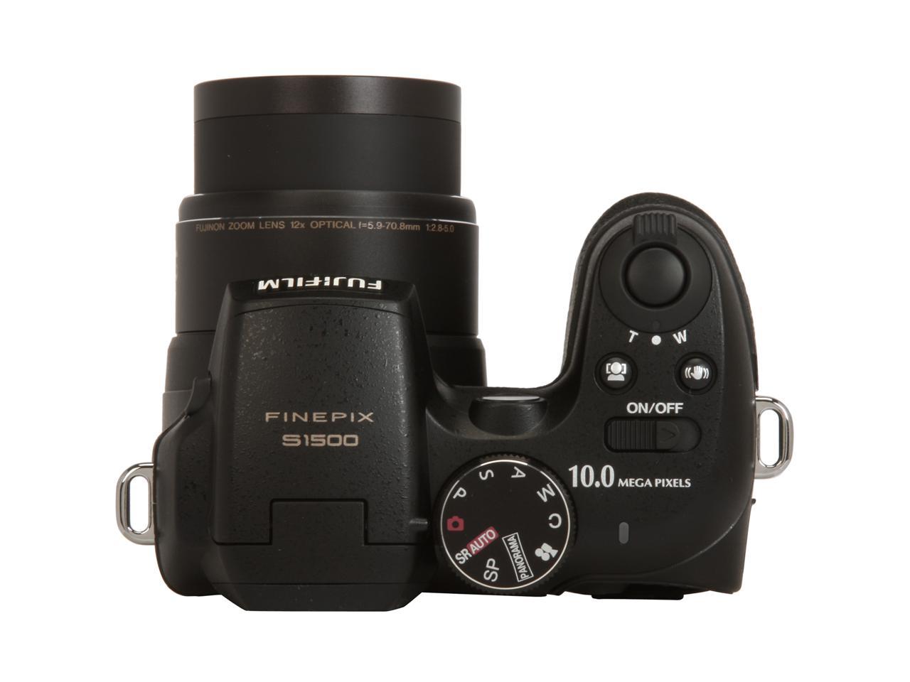 FUJIFILM FINEPIX S1500 Black 10.0 MP Digital Camera - Newegg.ca