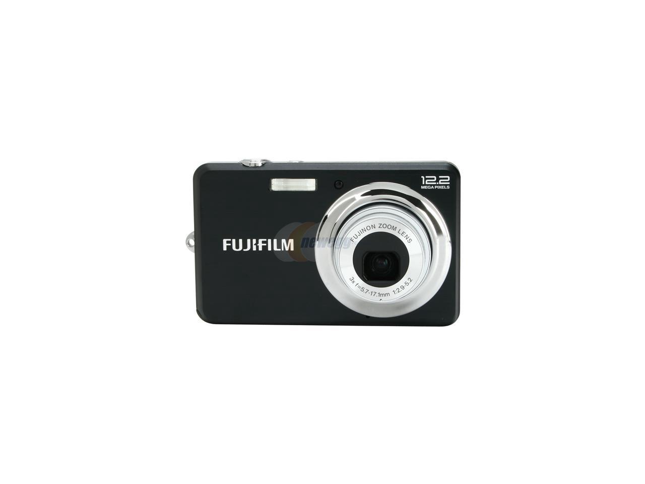 FUJIFILM FINEPIX J38 Black 12.2 MP Digital Camera