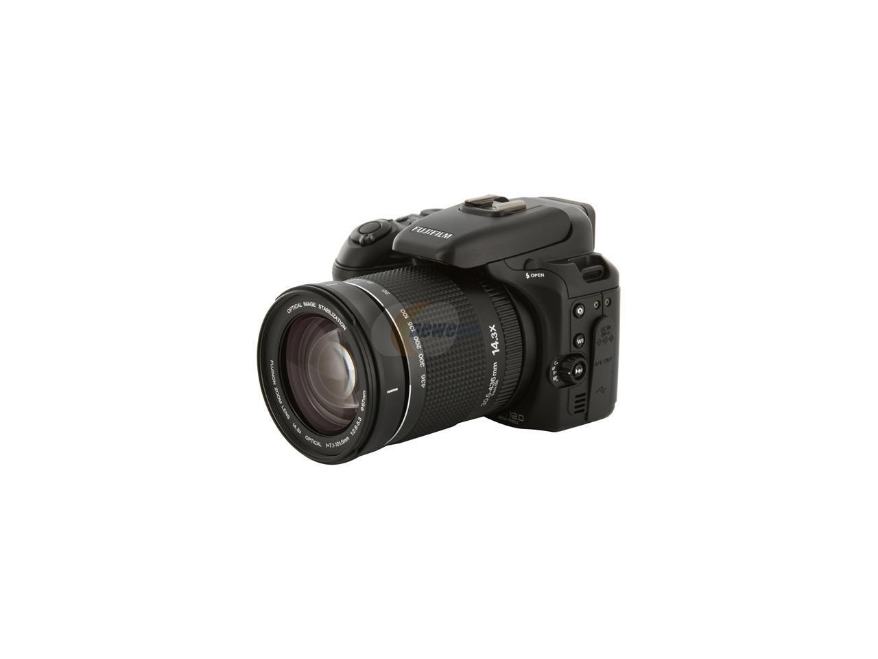 FUJIFILM FINEPIX S200 EXR Black 12.0 MP Digital Camera
