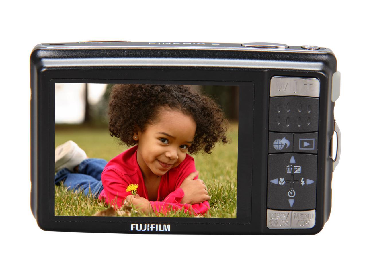 Refurbished FUJIFILM FINEPIX Z70 Black 12.0 MP Digital Camera
