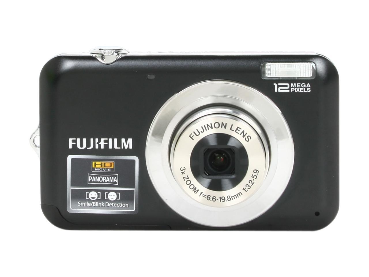 Refurbished: FUJIFILM FINEPIX JV100 Black 12 MP Digital Camera - Newegg.com