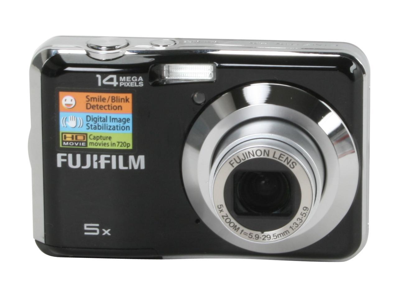 FUJIFILM AX300 Black 14.0 MP Digital Camera - Newegg.com