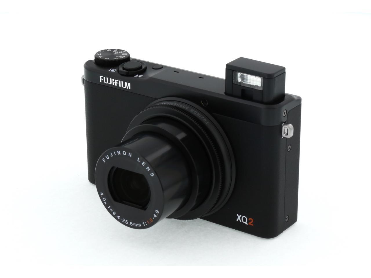 FUJIFILM XQ2 Black 12.0 MP 25mm Wide Angle Digital Camera HDTV
