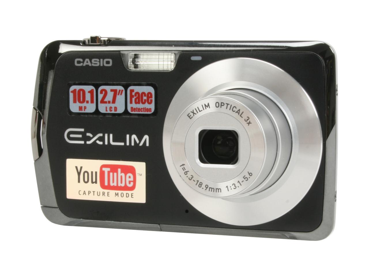 CASIO EXILIM EX-S5 Black 10.1 MP Digital Camera - Newegg.com