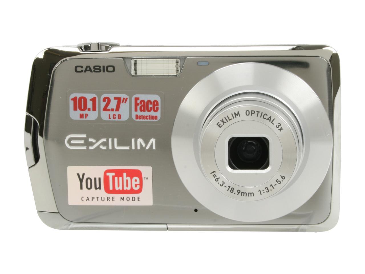 CASIO EXILIM EX-S5 Silver 10.1 MP Digital Camera - Newegg.com