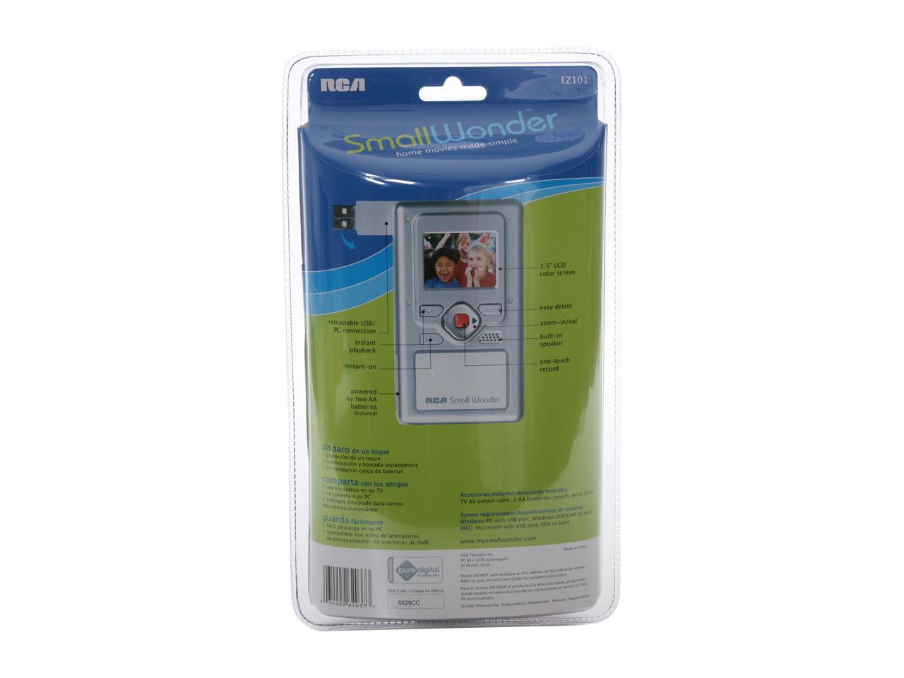 RCA Small Wonder EZ101 HDD/Flash Memory Camcorder