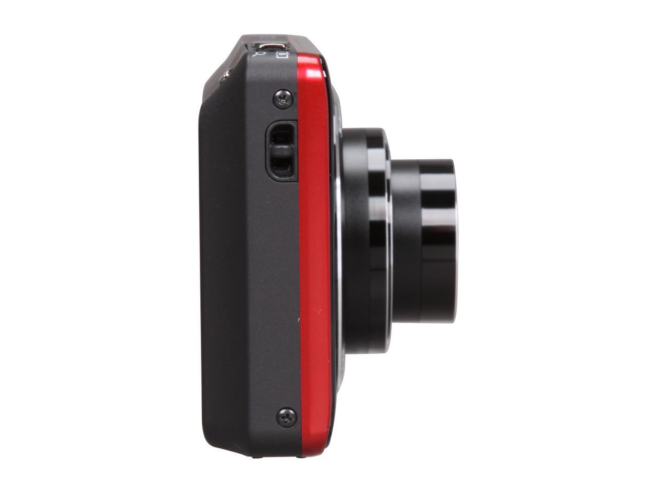 SAMSUNG DualView TL220 Black/Red 12.2 MP 27mm Wide Angle Digital Camera