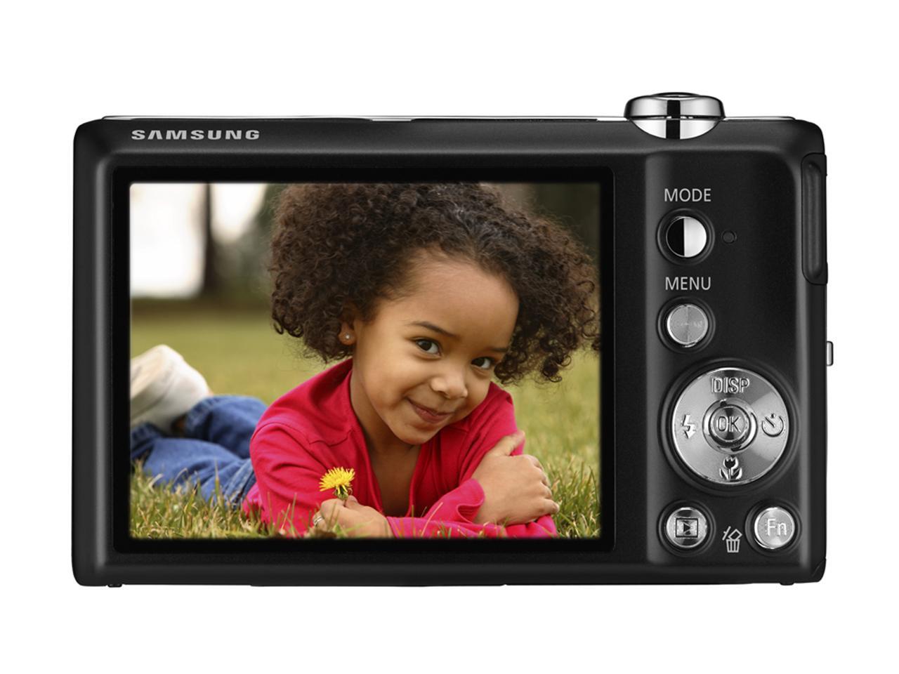 SAMSUNG TL105 Black 27.5mm Wide Angle Digital Camera