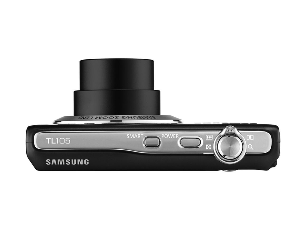 SAMSUNG TL105 Black 27.5mm Wide Angle Digital Camera