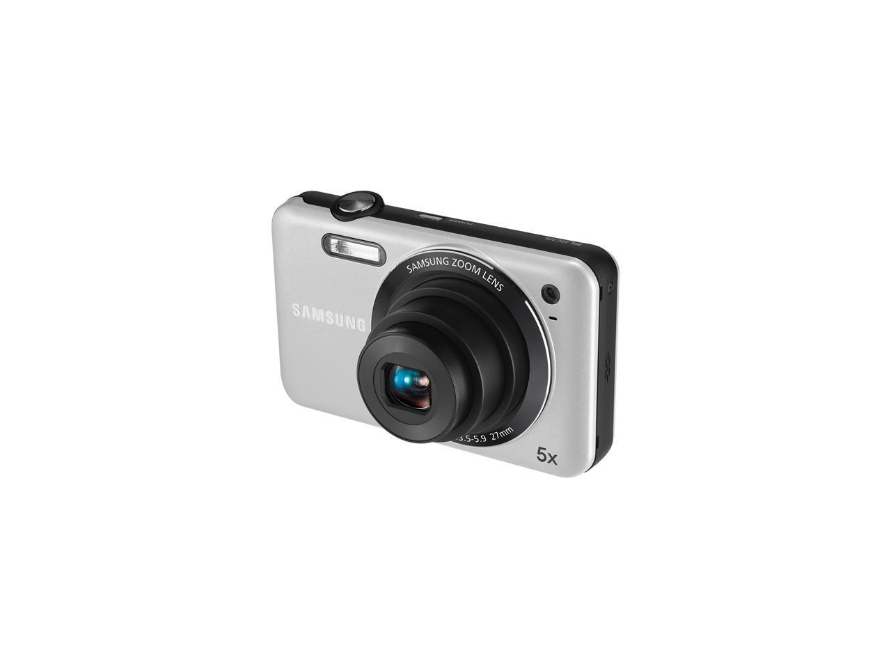SAMSUNG SL605 Silver 12.2 MP 27mm Wide Angle Digital Camera