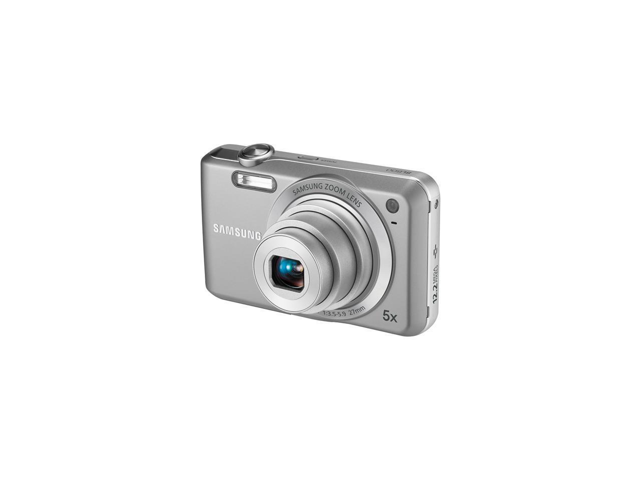 SAMSUNG SL600 Silver 12.2 MP 27mm Wide Angle Digital Camera