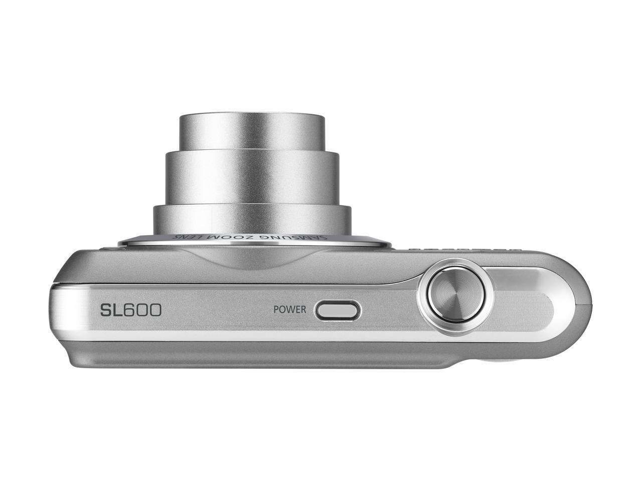 SAMSUNG SL600 Silver 12.2 MP 27mm Wide Angle Digital Camera