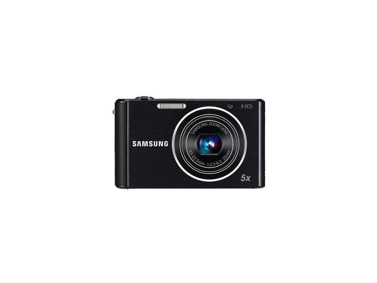 SAMSUNG ST76 Black 16.1 MP 25mm Wide Angle Digital Camera