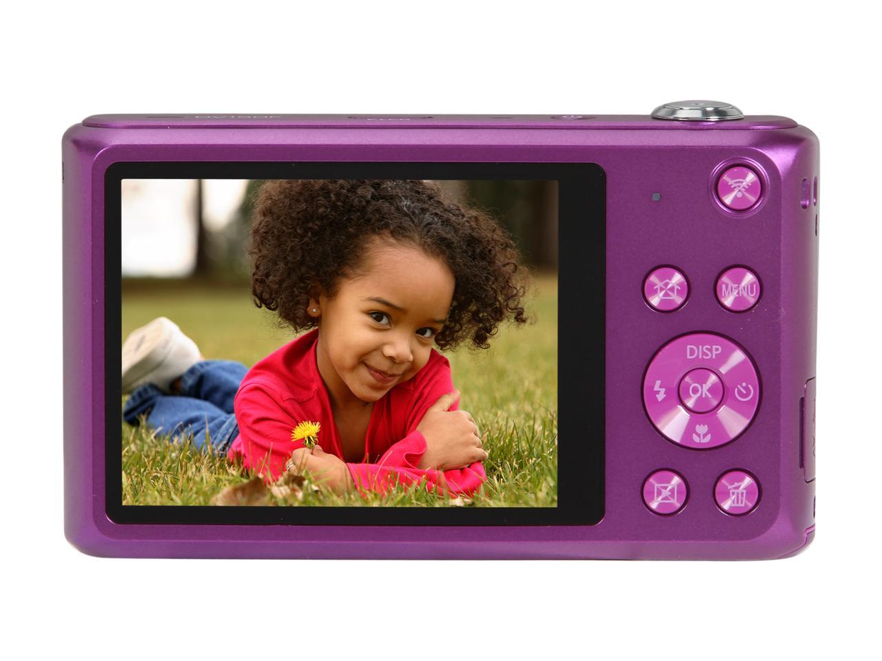 SAMSUNG DV150F Purple 16.2MP Digital Camera HDTV Output