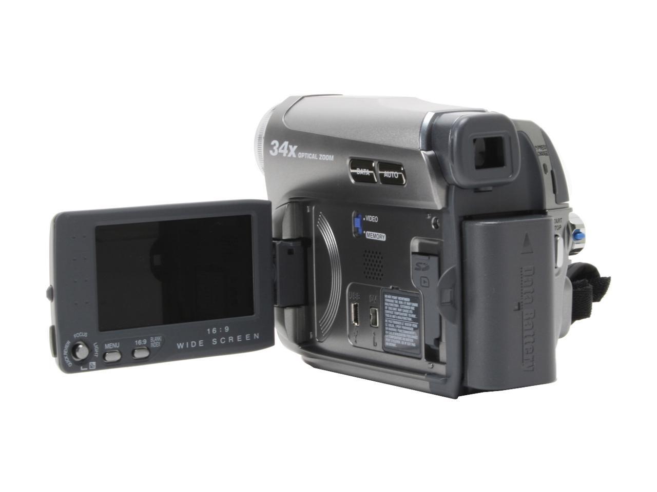 JVC GRD770 Silver 2.7" LCD 34X Optical Zoom Digital Camcorder