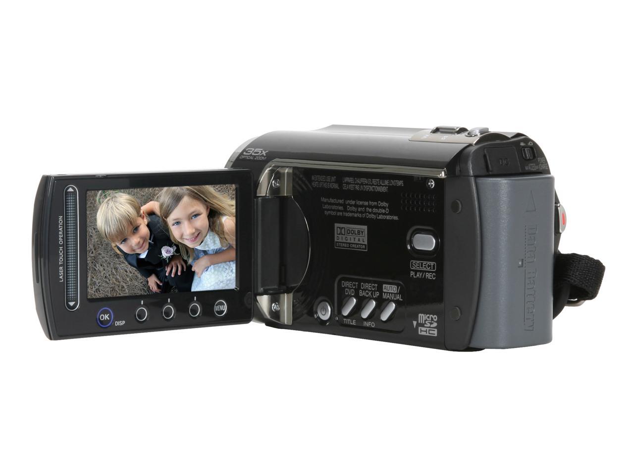 JVC Everio GZMG360B Black 2.7"112K LCD 35X Optical Zoom 60GB Embedded