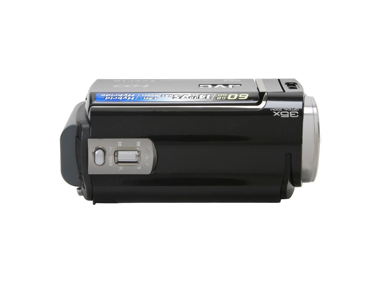 JVC Everio GZMG360B Black 2.7"112K LCD 35X Optical Zoom 60GB Embedded