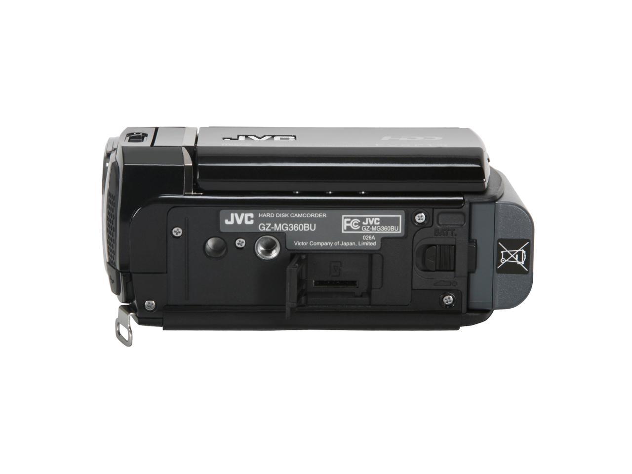 JVC Everio GZMG360B Black 2.7"112K LCD 35X Optical Zoom 60GB Embedded