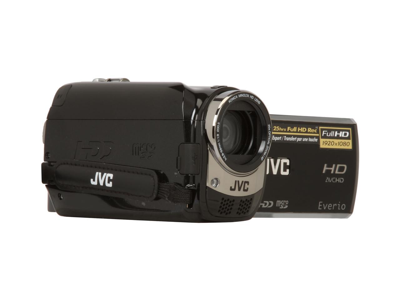 JVC Everio GZHD300B Black 1/4.1" 3.05 MP CMOS 2.7" 123K 20X Optical