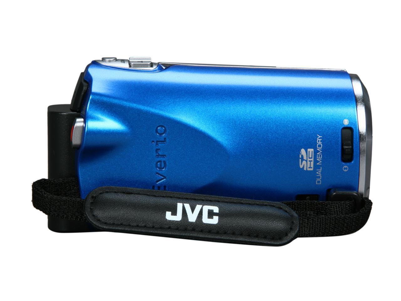 JVC Everio GZMS230 Blue 8GB Flash Memory Camera