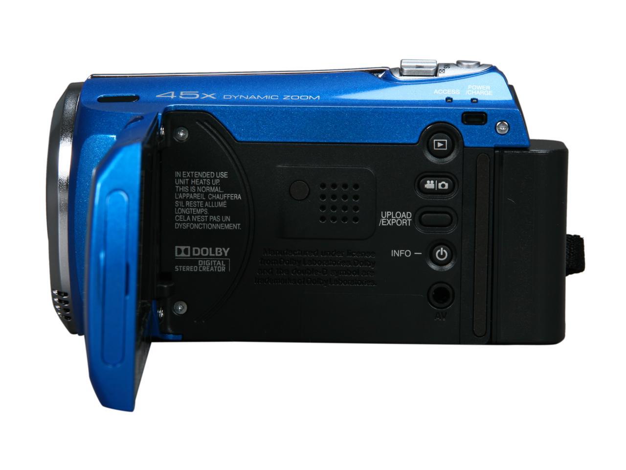 Blue *Tested* JVC Everio GZ-MS230AU Digital Handheld Camcorder 
