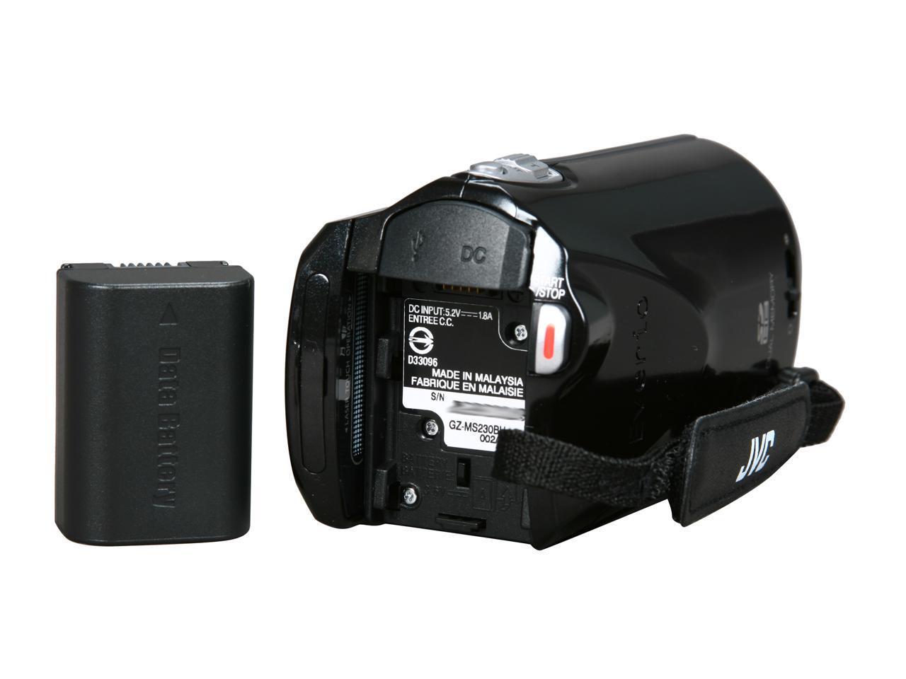 JVC Everio GZMS230 Black 8GB Flash Memory Camera Newegg.ca