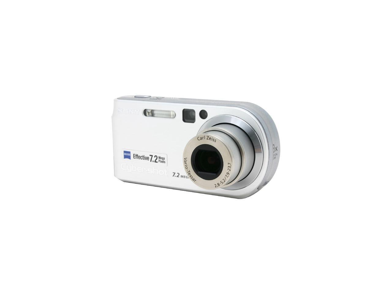 SONY DSCP200 Silver 7.2MP Digital Camera