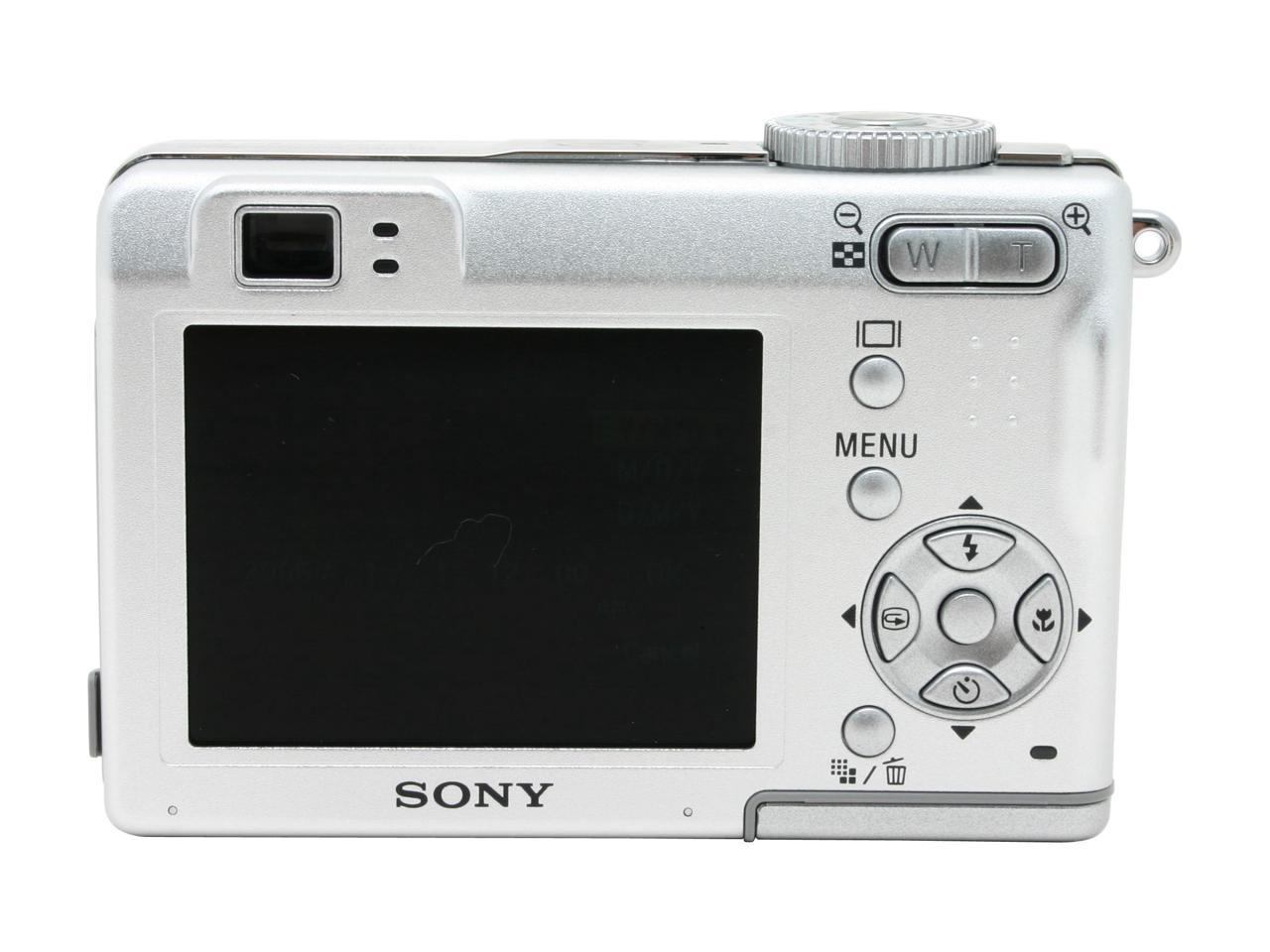 SONY DSCW7 Silver 7.2MP Digital Camera