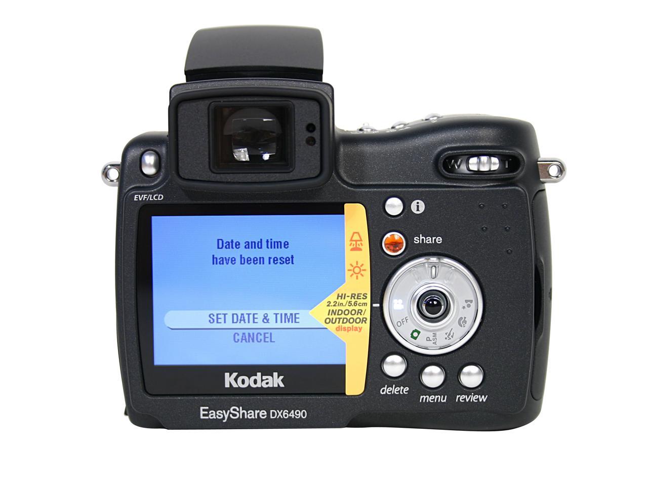 Kodak EASYSHARE DX6490 Black 4.0MP Digital Camera - Newegg.com