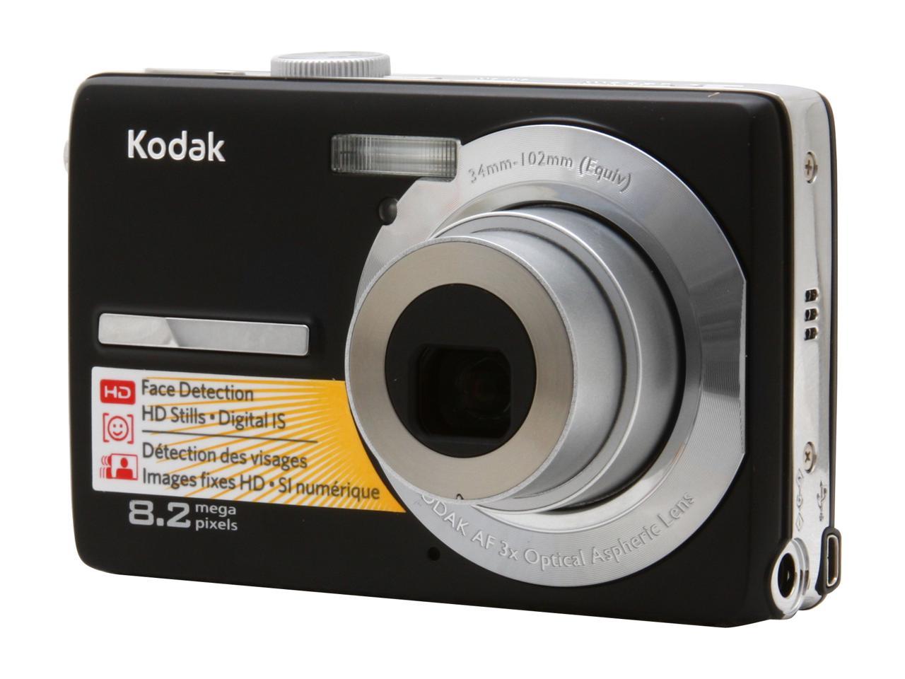 Kodak EayShare M863 Black 8.2 MP Digital Camera - Newegg.com