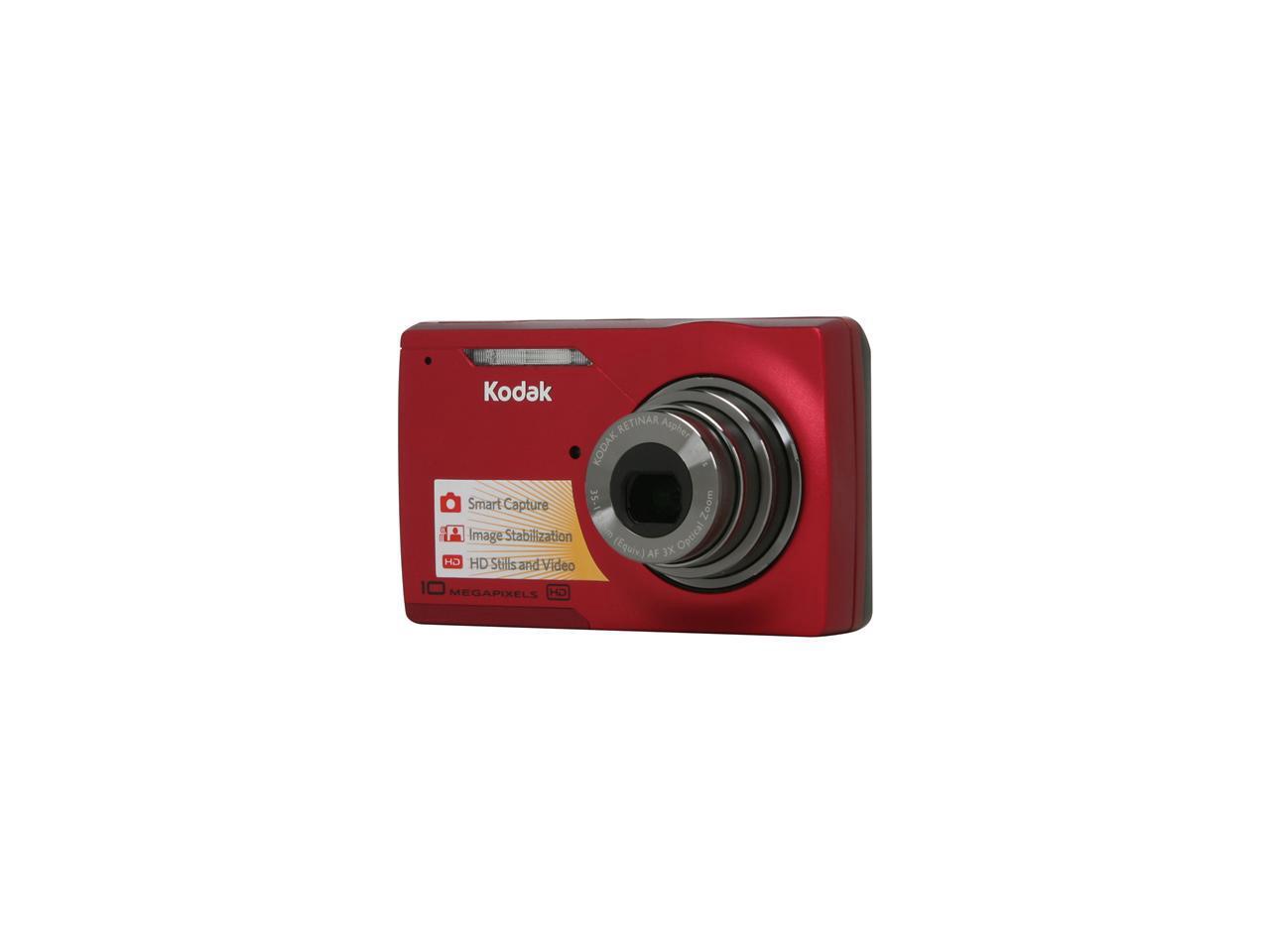 Kodak EasyShare M1093 IS Red 10.1 MP 3.0" 230K LCD 3X Optical Zoom