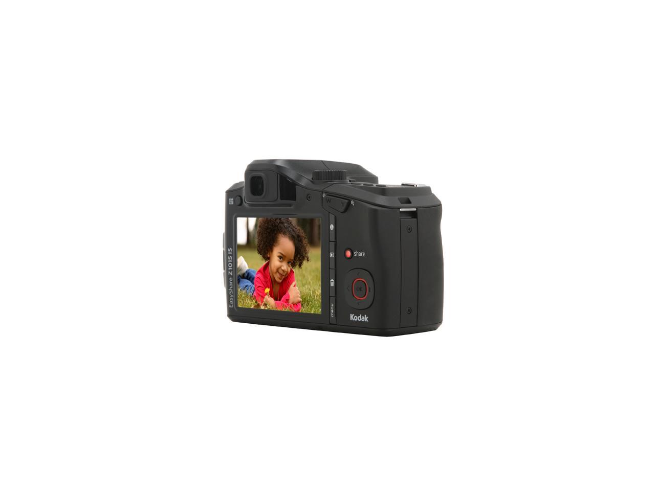 Kodak EasyShare Z1015 IS Black 10 MP 28mm Wide Angle Digital Camera