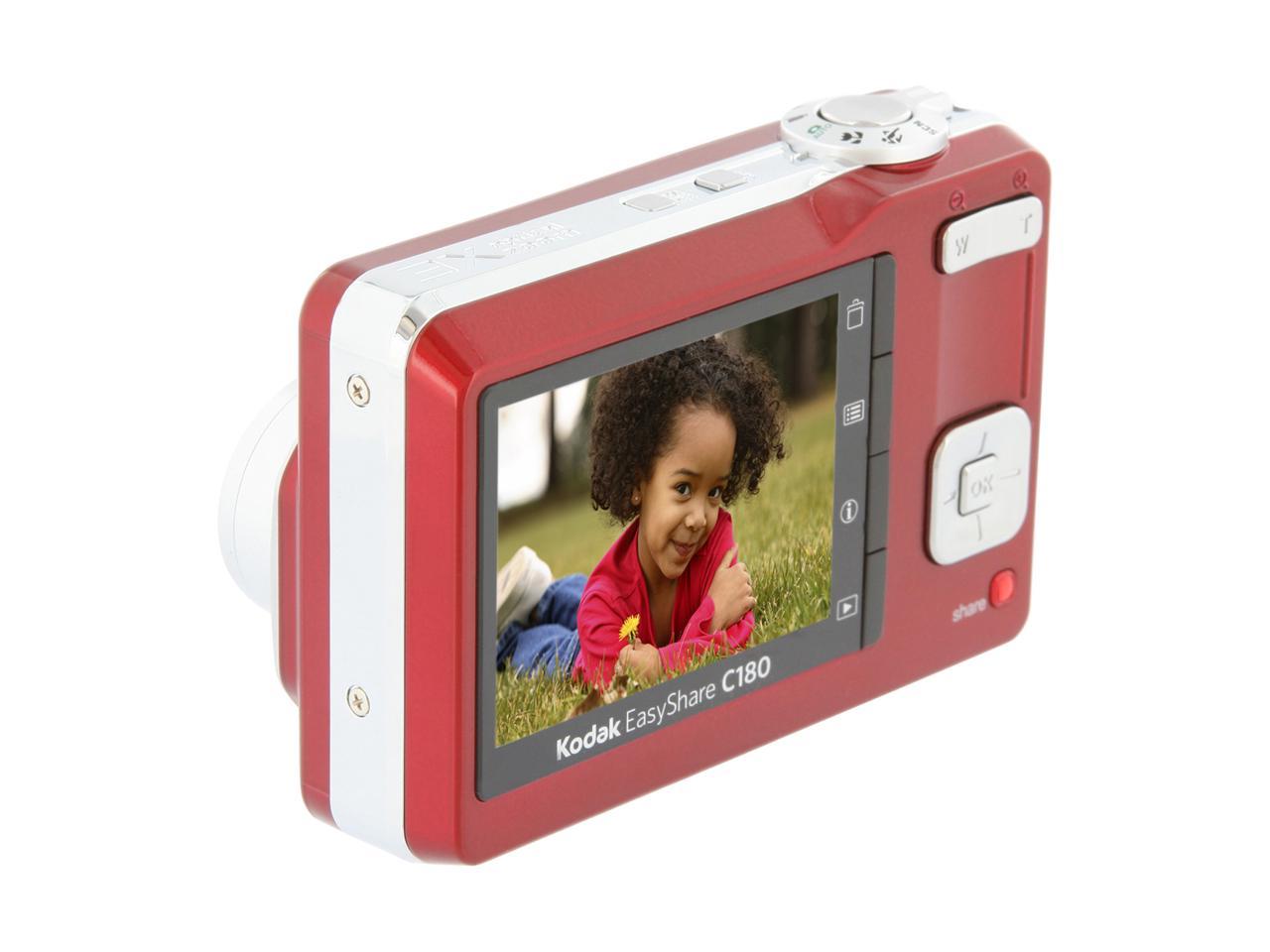 Kodak EasyShare C180 Red 10.2 MP Digital Camera