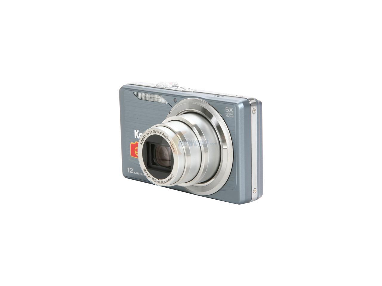 Kodak EasyShare M381 Blue-Gray 12.4 MP Digital Camera - Newegg.com