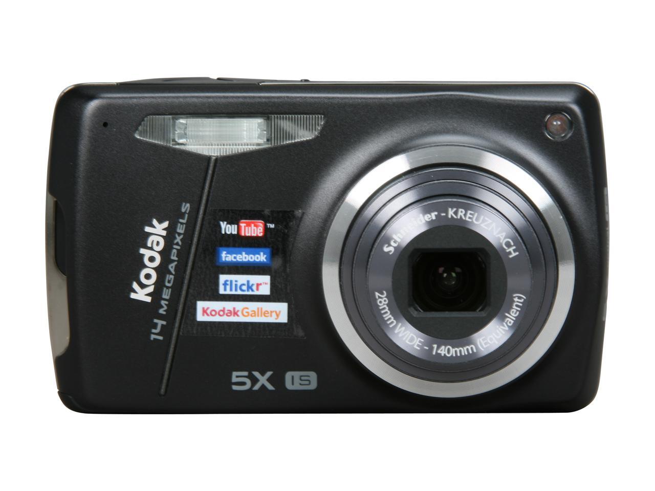 Kodak EasyShare M575 Black 14 MP 28mm Wide Angle Digital Camera Newegg.ca