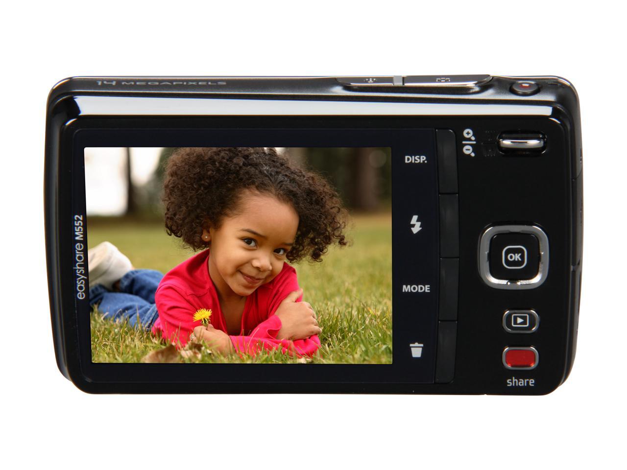 Kodak M552 Black 14.0 MP 28mm Wide Angle Digital Camera