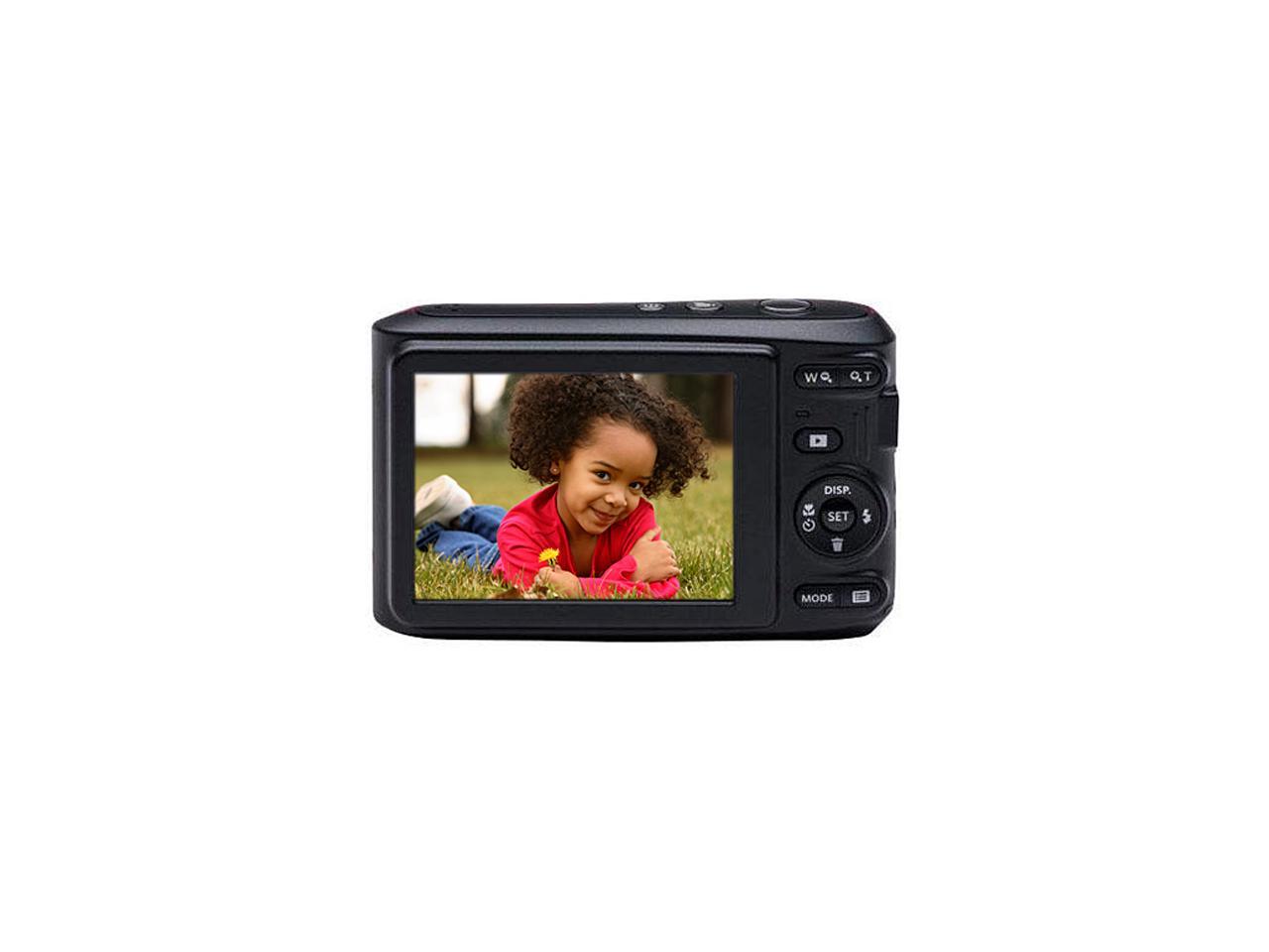 Kodak FZ41 Red 16.15 Megapixels Wide Angle Friendly Zoom Digital Camera