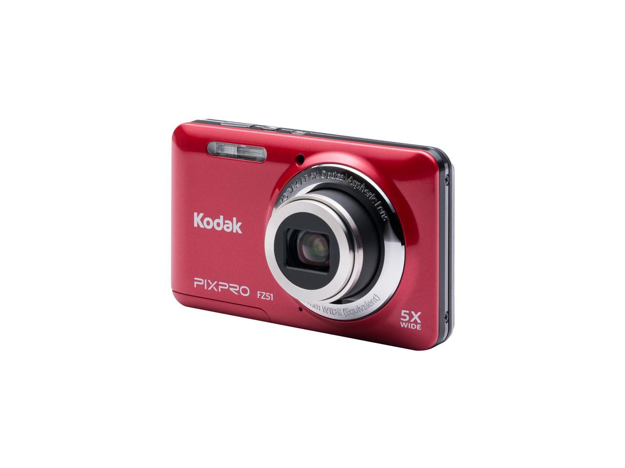 Kodak FZ51RD Red 16.15 Megapixels Wide Angle Friendly Zoom Digital