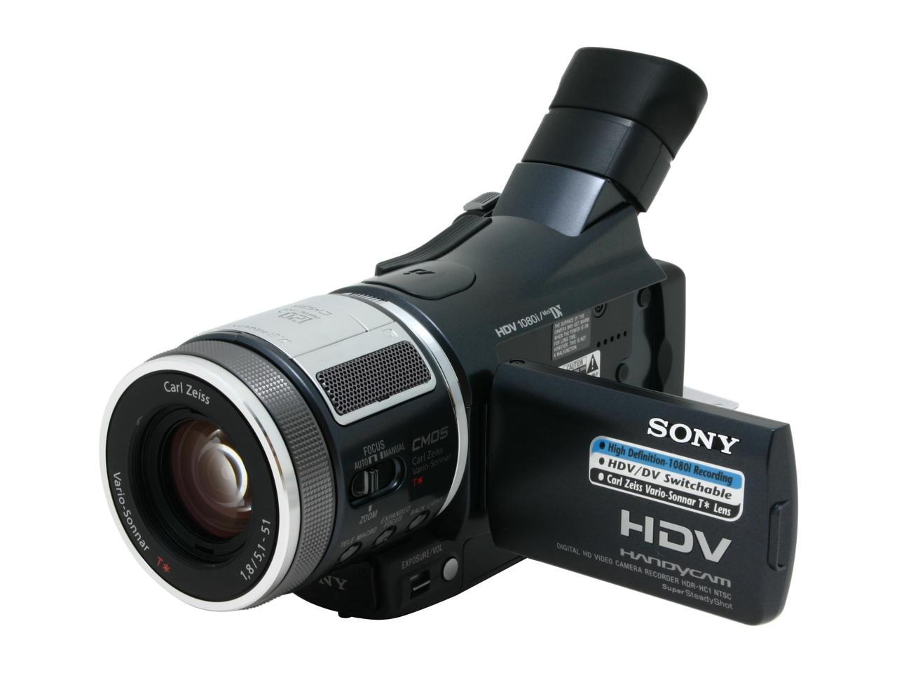 SONY HDR-HC1 HD DVC Cassette Digital Camcorder - Newegg.com