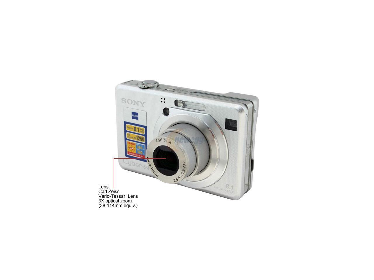 SONY DSCW100 Silver 8.1 MP Digital Camera